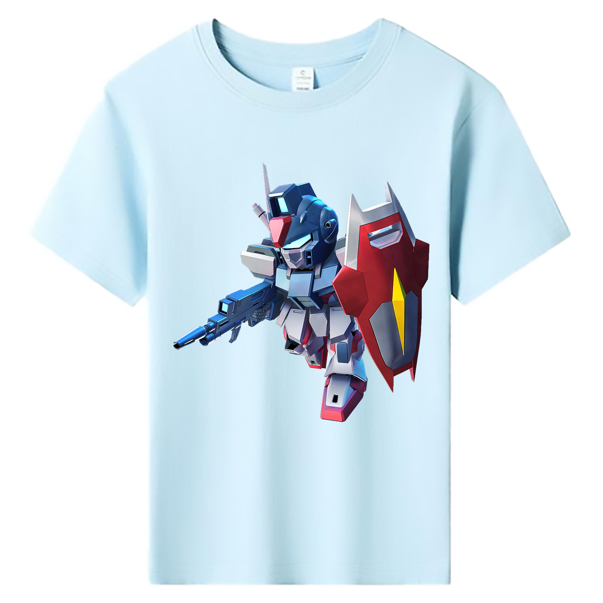 （画像用） 機動戦士ガンダム Mobile Suit Gundam 綿100％キッズTシャツ（フロントプリント）